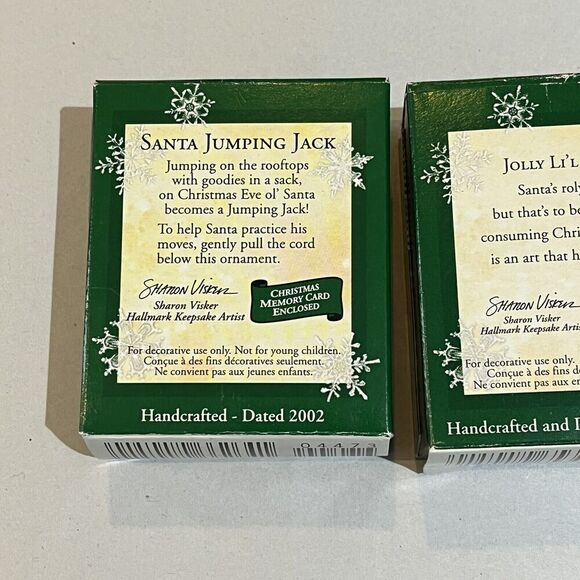 NIB! 2002~2005 Hallmark Keepsake Sharon Visker Miniture Ornaments Lot of 3 - Picture 2 of 4